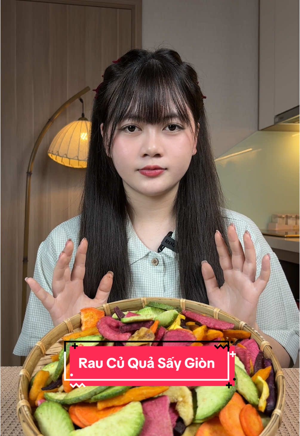 Rau củ quả sấy giòn 🫛🥭🥕🥝🍓🍆🍠#Dauxotcachua #Mukbang #LearnOnTikTok #ancungtiktok #raucusay #raucuquasay 