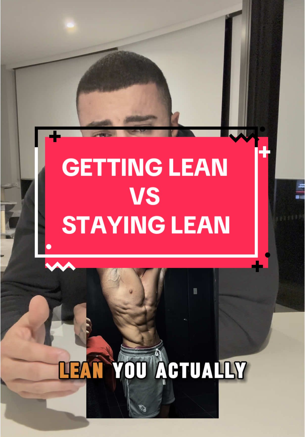 Getting lean = suffering. Staying lean = strategy