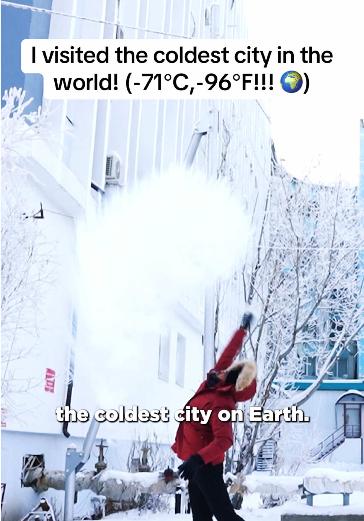I Visited The COLDEST CITY in the World (-71°C, -96°F) Yakutsk, Siberia, Russia. 🇷🇺 #yakutsk #russia #extreme #travel #siberia