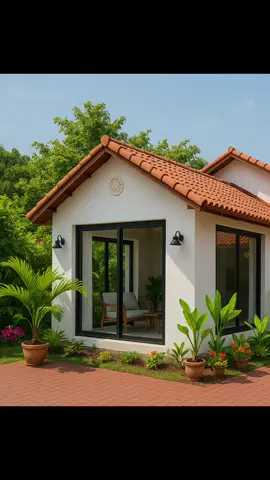 Nhà cấp 4 hiện đại ở vùng quê #nhacap4 #nhacap4dep #villa #nhavuon #sanvuonphongthuy #sanvuon #biethuhiendai #sanvuonbietthu #biethu 