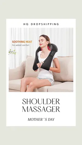 Tired of Neck Pain? This Massager is a GAME-CHANGER! 💆‍♂️✨ ✅ 3D Kneading & Heat Therapy ✅ Adjustable Intensity (5 Levels) ✅ Portable & Hands-Free Design 🌍 HQDROPHIPPING: Ships Worldwide in 5 Days! 🛒 No MOQ – Order Just 1 Unit! #HQDROPHIPPING #shopify #neckmassager #painrelief #dropshipping #customized #warehousing #nomoq #globalshipping #ecommerce #storeconstruction #healthtech #officeessentials #wellness #fitnessrecovery #wholesale #trending2024 #ergonomic #freeshipping #supplier