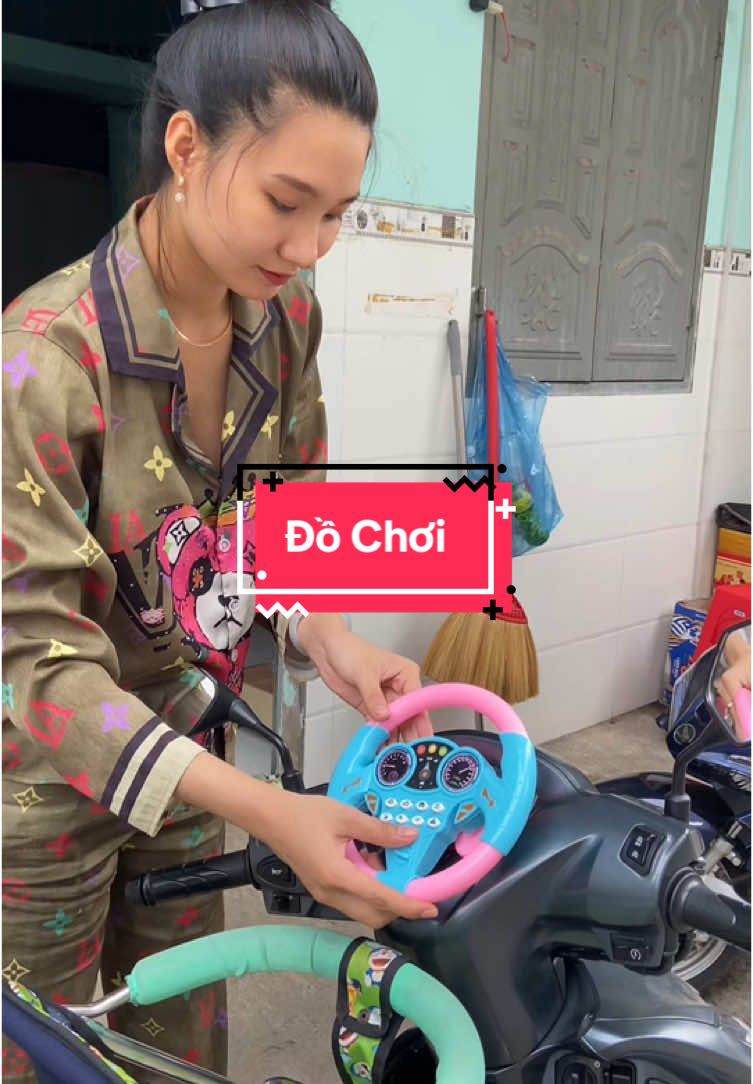 Đồ chơi hình vô lăng bé rất thích #xh #rewiew #dochoitreem #volangxeoto #volangchobe 