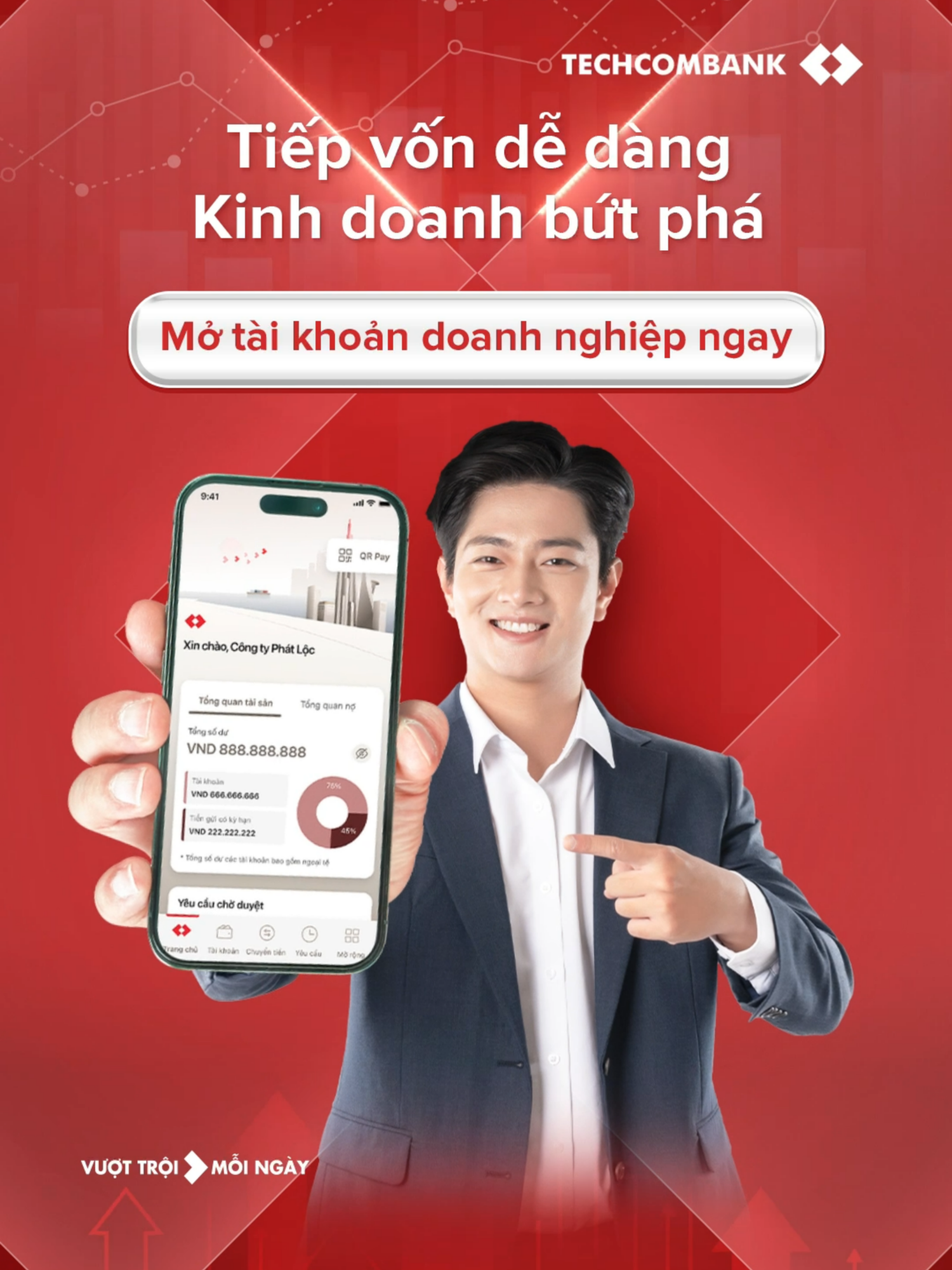 Top 1 cách ứng vốn nhanh cho doanh nghiệp dùng nền tảng Misa. #Techcombank #BeGreater #VuotTroiHonMoiNgay #TechcombankBusiness #BusinessOne #SME #MSME #taikhoandoanhnghiep