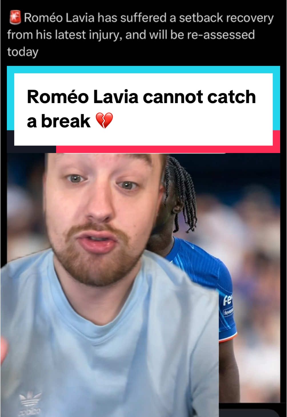 Roméo Lavia cannot catch a break as he suffers another setback in his recovery for Chelsea #romeolavia #chelseafc #cfc #chelseafans #rorytalksfootball 