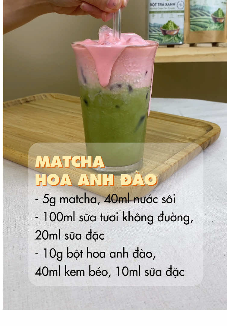 Matcha Hoa Anh Đào #sakuramatcha #matcha #dalatfarm #dalat