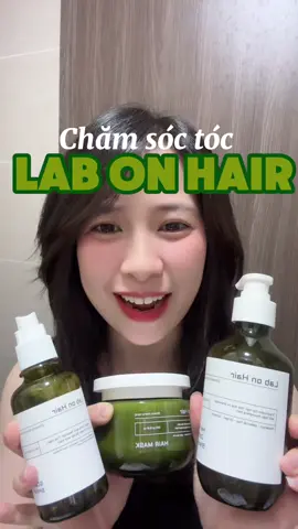Bóc phốt trọn bộ chăm sóc tóc LAB ON HAIR NÀY NHA 🤗 #chamsoctoc #labonhair #trinhnhaxinh #tmgr 