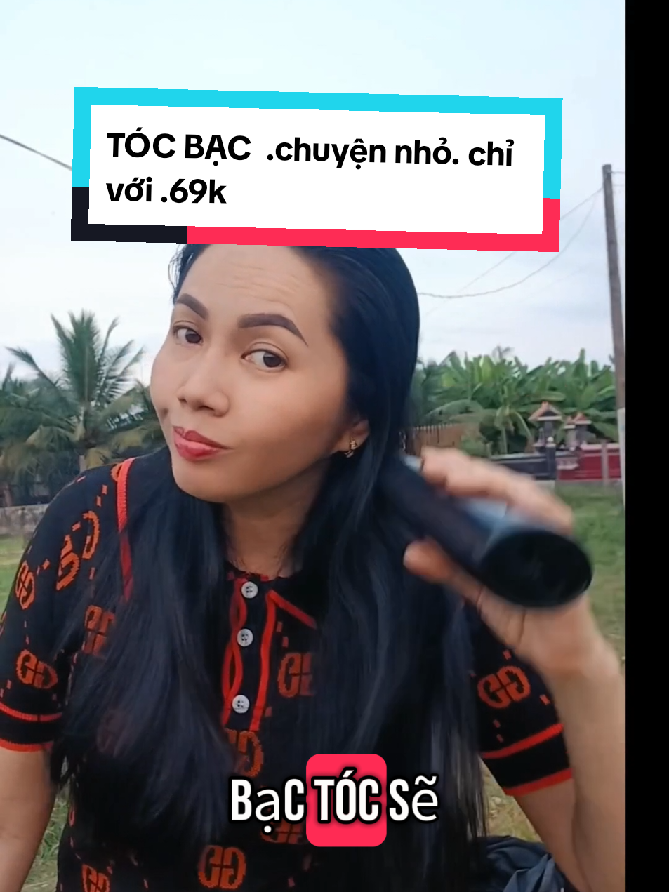 lược nhuộm tóc phủ bạc #HÔNGGÂM84 #tiêpthiliênkêt #nhuômtócđẹp #xuhuong 