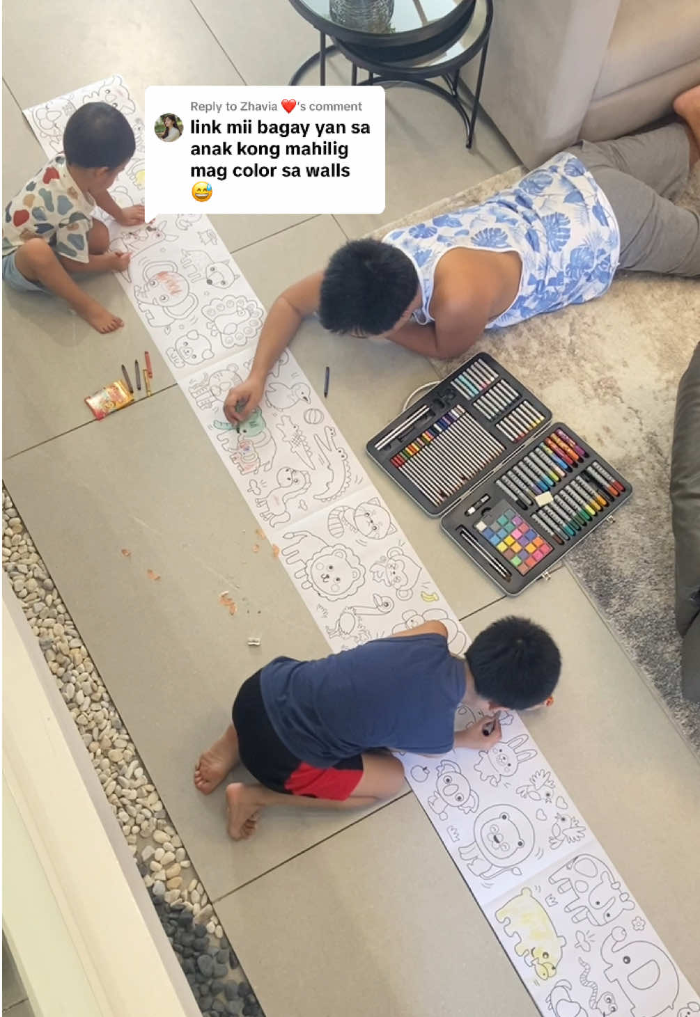 Replying to @Zhavia ❤️ here's the link sis perfect activity talaga specially sa mga kids na mahilig mag color ☺️ pwede din sa parents haha! #coloring #coloringroll #kidsactivities #toddlerlife #familybonding #fyp 