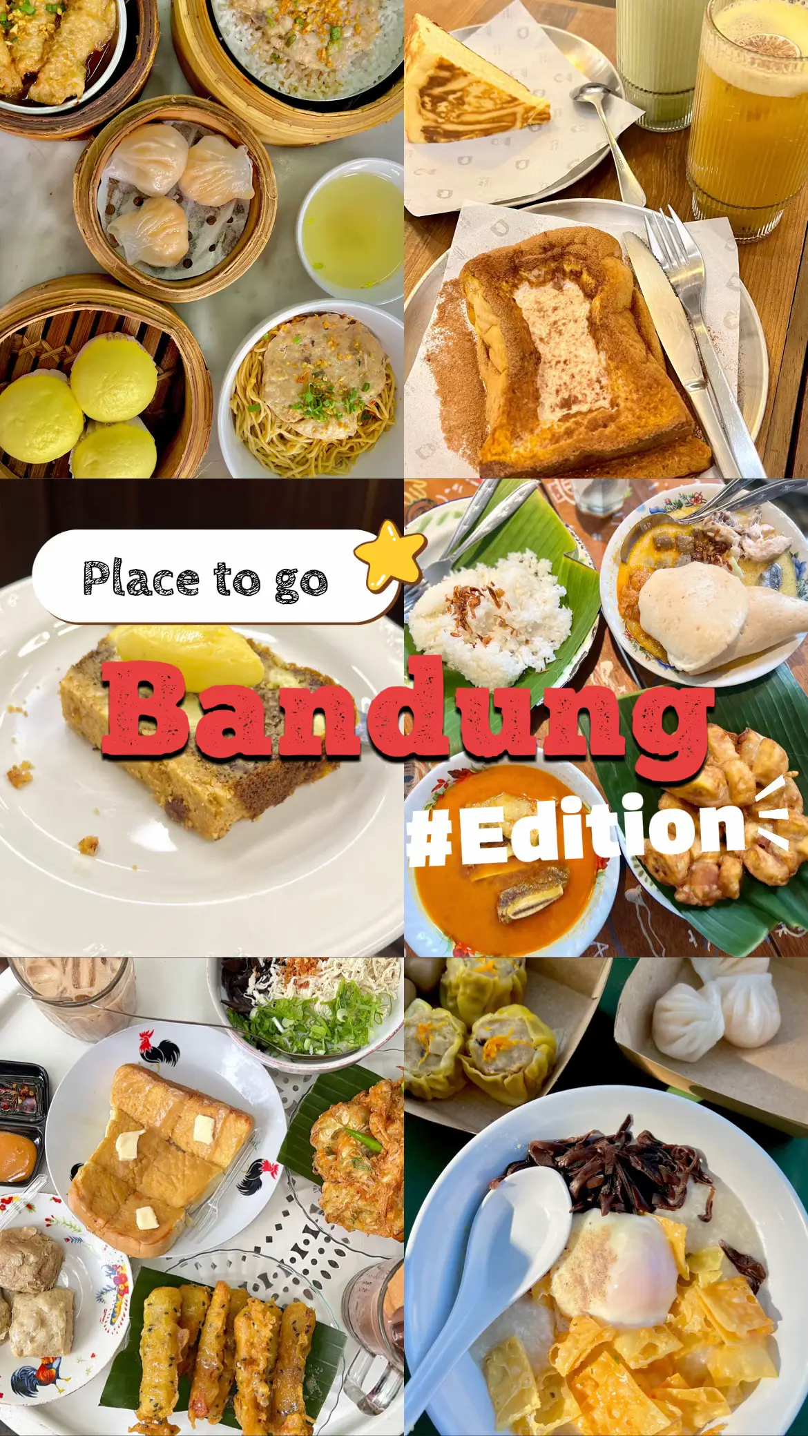 Bukan Bandung kalau nggak viral. Bandung dengan sejuta kenikmatan ✨🤍 Yang ada rencana destinasi di Bandung, berikut beberapa rekomendasi tempat sarapan yang nyaman di kantong dan perut 📌 #bandungkuliner #bandung #bandungfoodies #bandungbanget #fyp #bandunghits #wisatabandung 