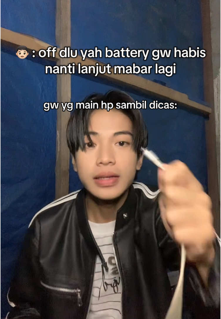 bilang aja klw g mau mabar lgi bro 