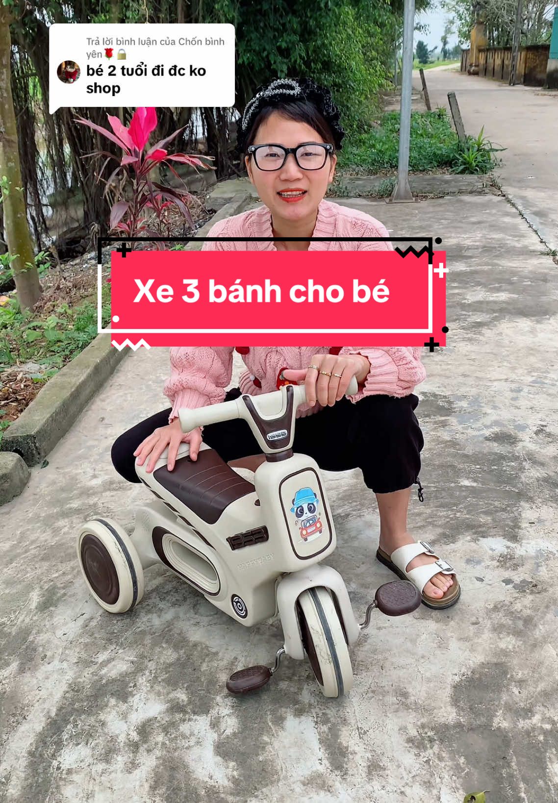 Trả lời @Chốn bình yên🌹🔒 Xe đạp 3 bánh chòi chân cho bé #xuhuong #tuoidongnat #xedap #xedap3banhchobe #xechoichanchobe 