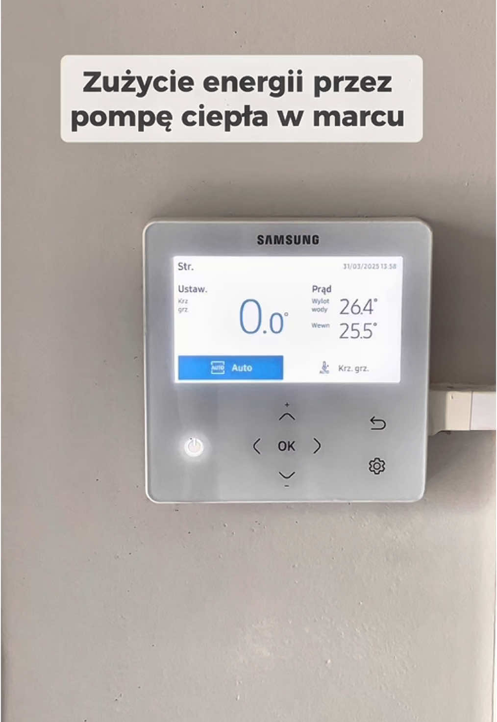 Dużo❔Mało❓ Ile zużyła wasza pompa❔ Zużycie pompy ciepła w marcu⚡️ 🔹Dom parterowy 🔹100m2 🔹Bez rekuperacji  🔹Strop ocieplony 🔹Temperatura wewnątrz ok. 21-22 st.  🔹Brak fotowoltaiki 🔹Ogrzewanie podłogowe   Dajcie znać co sądzicie 👇 PS. Zużycie w poprzednim miesiącu w relacji wyróżnionej.  _____ Dom  Parterówka  Pompa ciepła  zużycie prądu  Rachunki za prąd  #prad #rachunki #koszt #pompaciepla #dom #domparterowy #zuzyciepradu