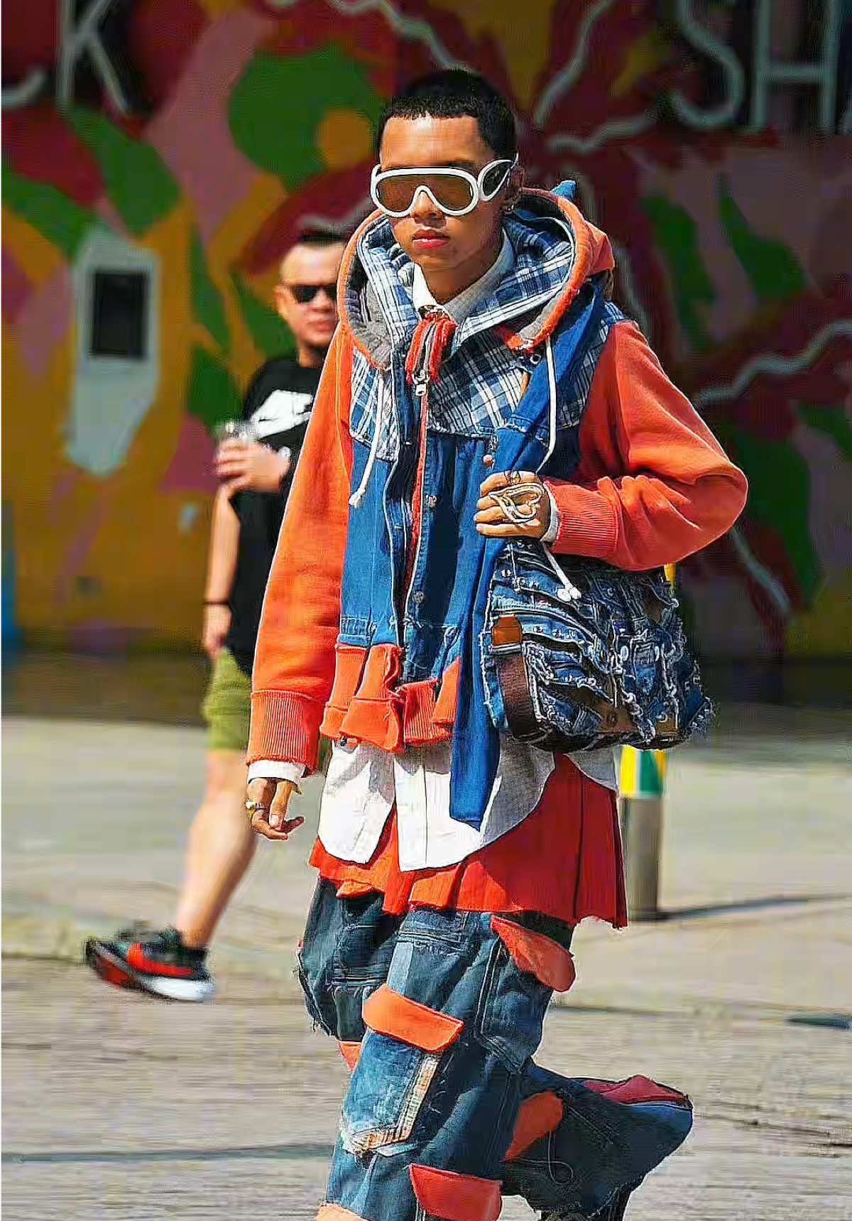 Spotted @dellmorales03 in BGC 🇵🇭.  We’re spotting in the area every weekend, so be ready with your best outfit. #bgc #bgcstreetfashion #fashion #fyp #foryou 