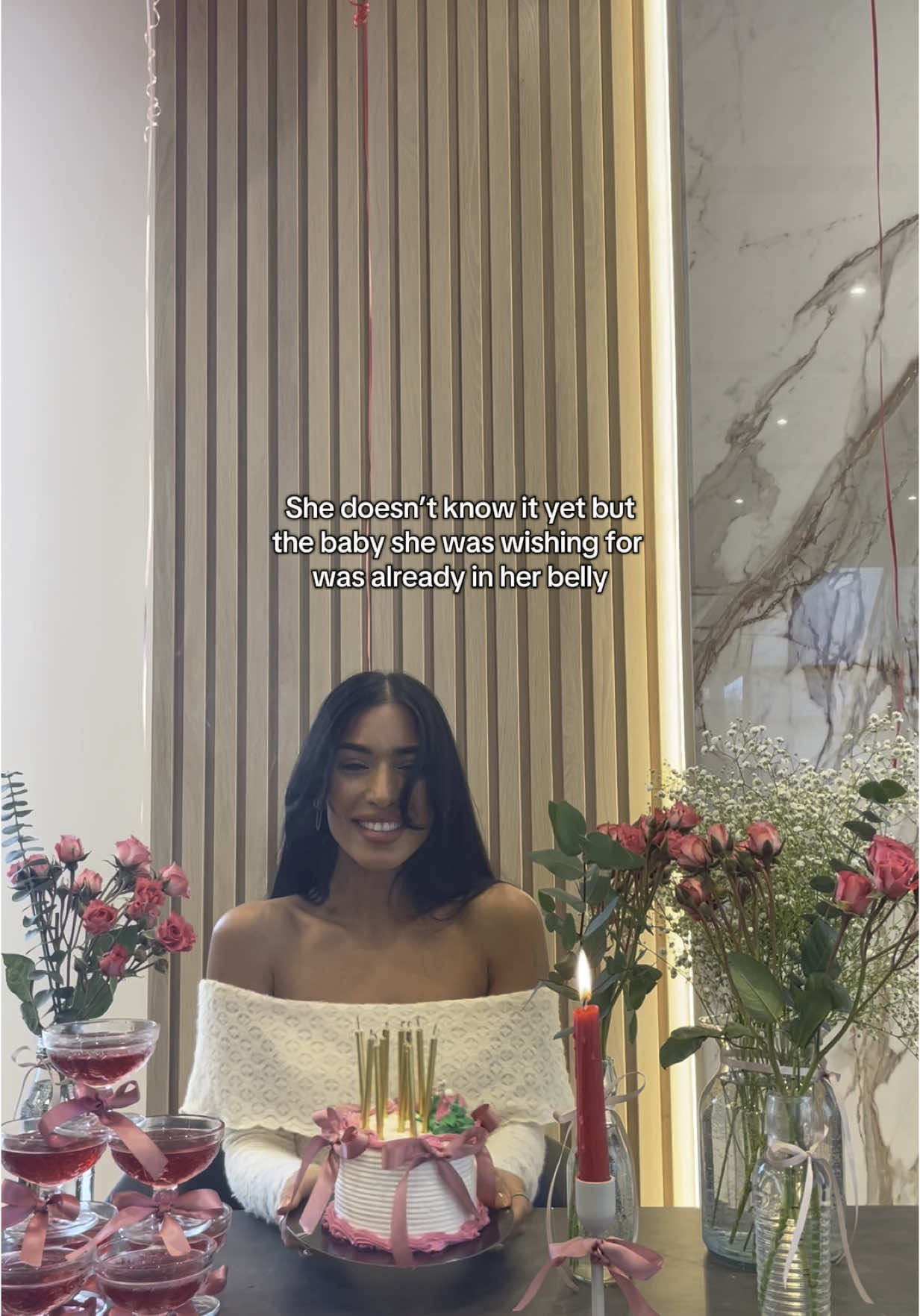 When dreams come true 🥺☁️✨ #pregnant #didntknowit #birthdaywish #mama #pregnancy #foryou #fyp #viral #trending 