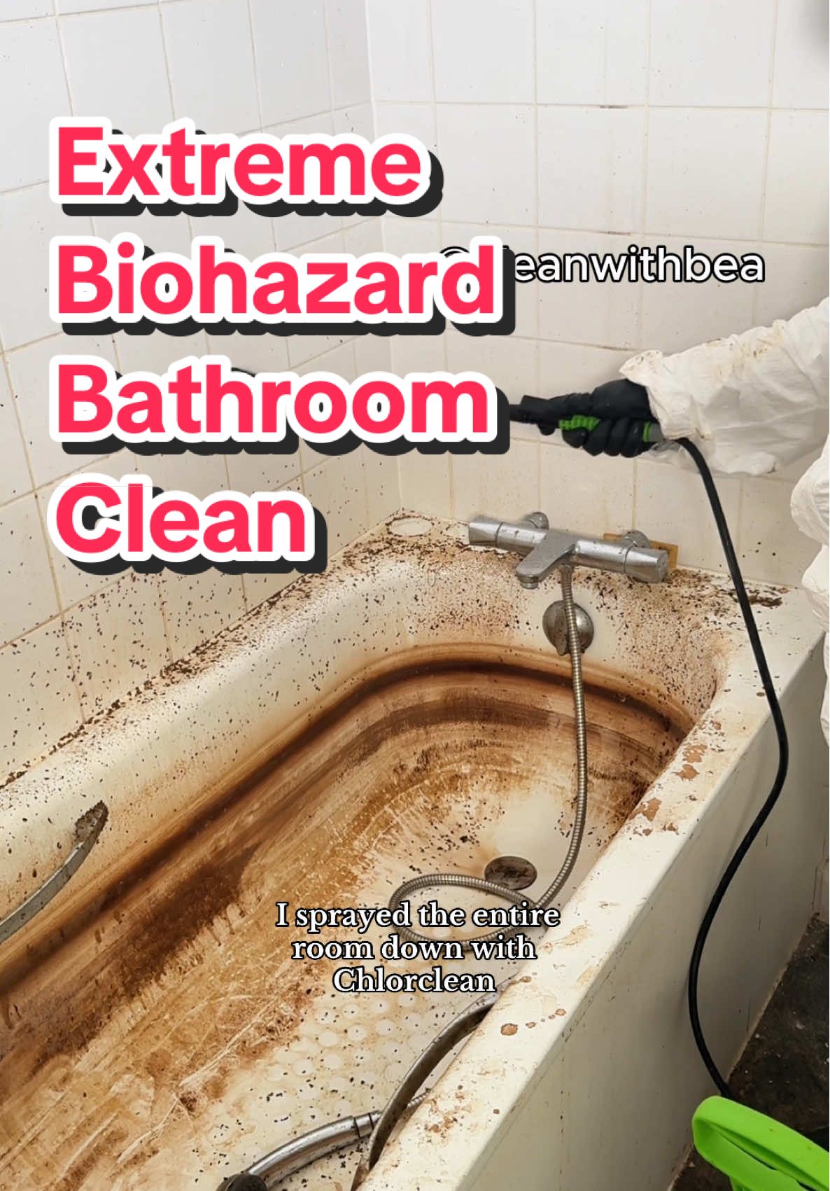 Extreme Bathroom Deep Clean #CleanTok #beforeandafter #MentalHealth #biohazard 