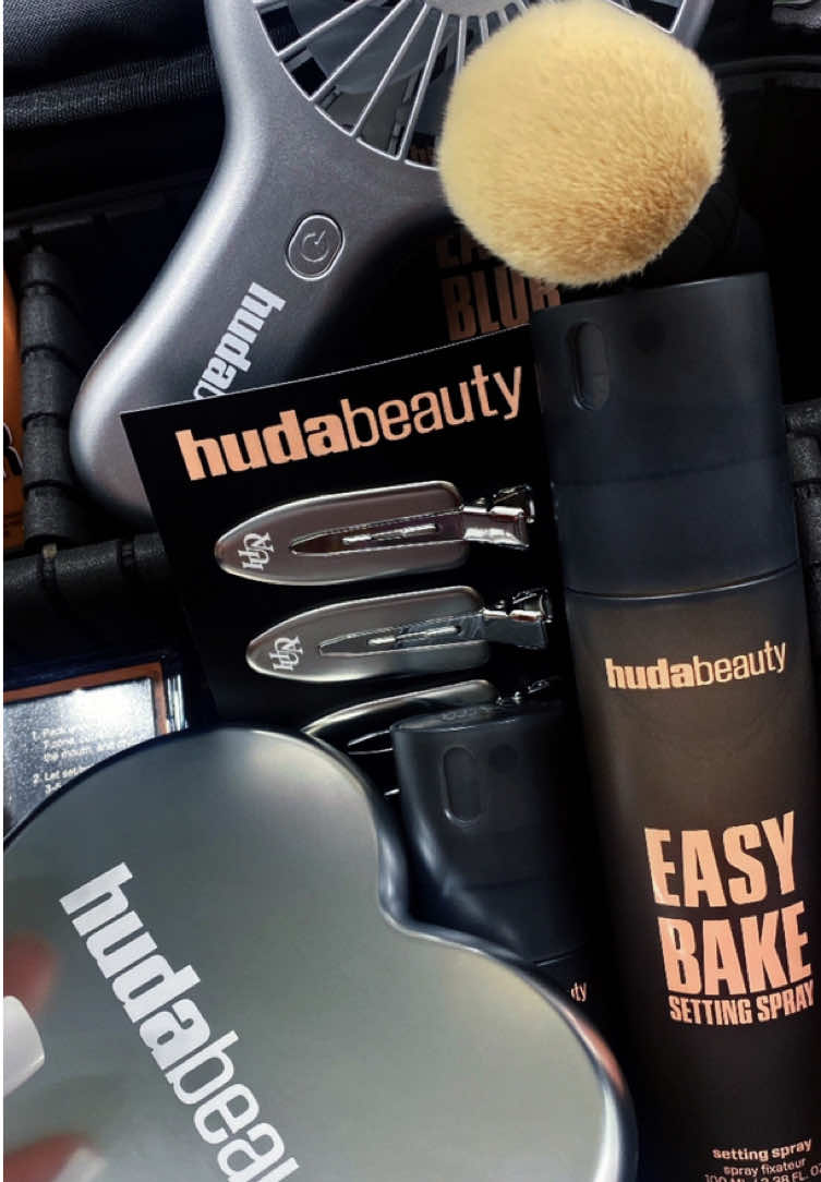 Huda Beauty PR Unboxing New Easy Bake Setting Spray Now Available In Full & Travel Size @Huda Beauty @hudabeautyshop @Huda #fyp #fypシ #pov #beauty #hudabeauty #influencer #pr #unboxing #makeup #glam #softglam 