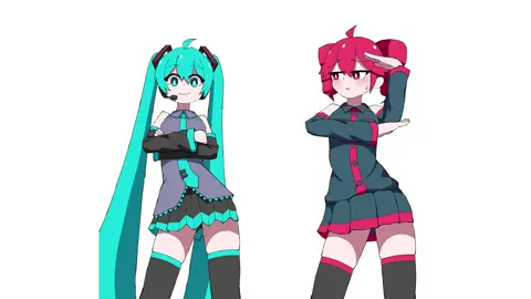 animation dance Miku and Teto/SC:Atena#miku #teto #fyp #xyzarrh #xyzarrh🌸 #foryoupagе #xyzarrh