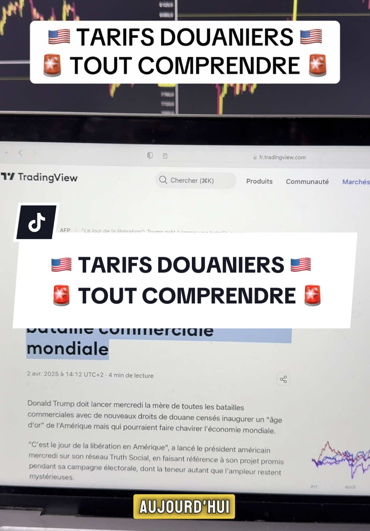 🚨🇺🇸 TARIFS DOUANIERS… TOUT SAVOIR… TOUT COMPRENDRE… #usa #tradewar #bitcoin #nasdaq #finance #tradingfrance #xrp #trump2025 #pourtoi 