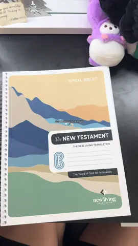 I’ve been wanting a spiral Bible for SOO long! I will be doing more open Bible studies, and share the Word with this! Who doesn’t love a good spiral notebook!! #foryou #fyp #biblestudy #bible 