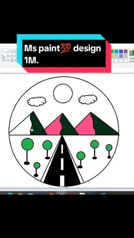 Ms paint circal❤💯design☑️ famas☑️2.M viwes foryou tips🔥 #foryoupage #fyp #trick #100k #unfreezemyacount #foryuopage #illu #fypシ @tiktok creators 