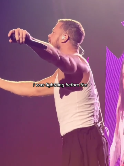 I was lightning before the thunder ⛈ #imaginedragons #danreynolds #thunder #LiveMusic #show #song #tour #live 