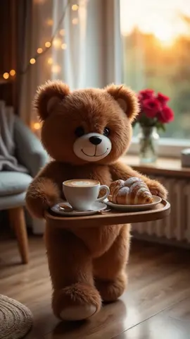 Teddy's Love Story: The Sweetest Wake-Up Call! 🧸 #love #teddylovestory #romantic #teddybear #teddybearlove #teddylove #cuddles #lovestory #cutelove #loveislove #couplegoals #relationshipgoals #tiktoklove #fyp