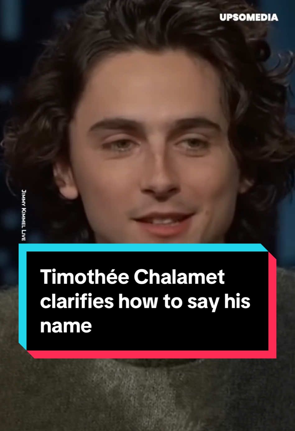 #TimothéeChalamet clarifies how to say his #name #entretenews #language #celebrity #gossip #interview 