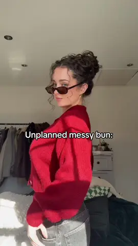 Messy bun 1 or 2?