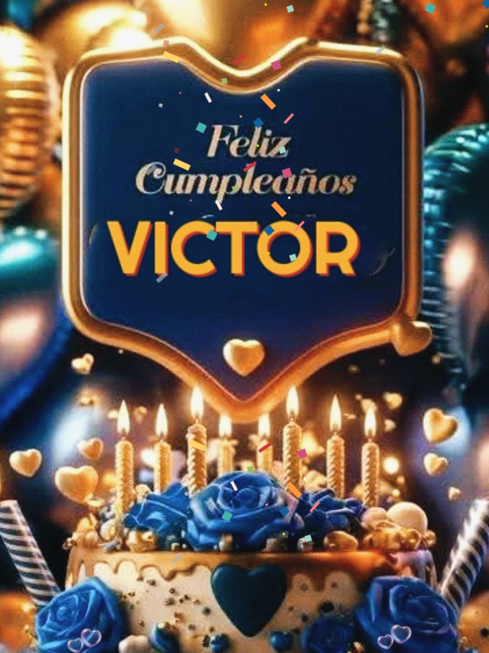 #Feliz #Cumpleaños #Victor  #que #Dios #te #Bendiga #Happy #Bithday 