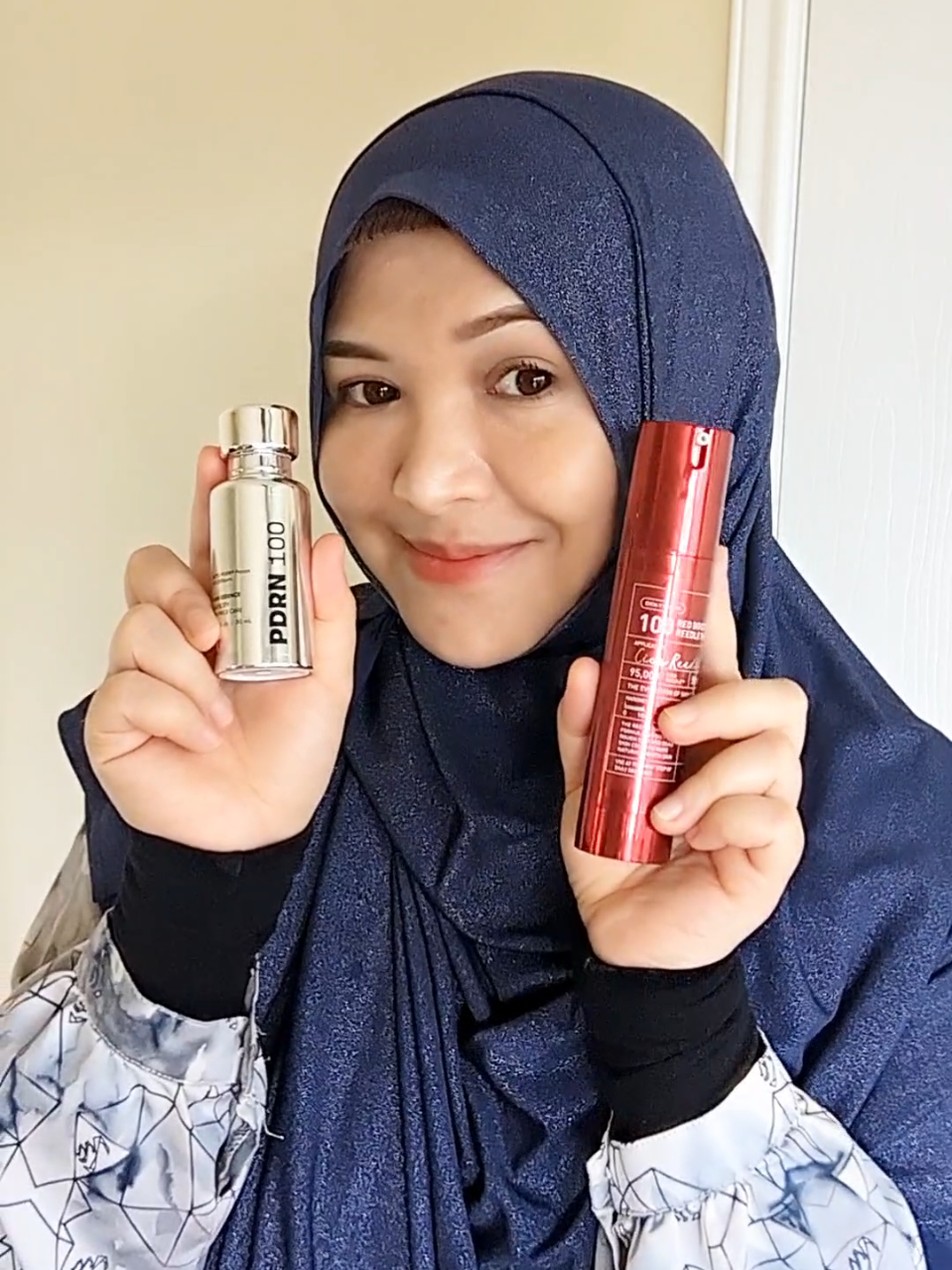 ❤️VT Cosmetics Red Booster Reedle Shot 100 + PDRN Essence❤️ I recently tried these skincare products from @VT Cosmetics US @VTcosmetics_official @VT COSMETICS Influencers  and I really love them ❤️. This VT Cosmetics Red Booster Reedle Shot 100 is absolutely my recent favorite skincare. It is such a great product for anti-aging & wrinkle care. Improve skin elasticity, restore radiance and replenish moisture levels with this do-it-all skin treatment infused with Dragon's Blood, an antioxidant-rich red resin extract derived from the calamus draco plant. While using this Reedle Shot essence, you may feel a slight tingling sensation, which is completely normal and indicates skin improvement.  Another product that I have tried is PDRN Essence. This product is uniquely sourced from Korean wild ginseng, offering a superior plant-based alternative to commonly used fish-derived PDRN.  I really love the texture of this product, it's smooth milky texture, not only forms a glowing moisturizing layer on your skin but also helps improve skin elasticity, imparting a spa-like water glow effect and hydrating your skin with every application. VT's PDRN essence delivers a highly concentrated 100,000ppm PDRN solution to deeply nourish and enhance your skin's natural radiance. 🛒 These products are available on Amazon.com  #Reedleshot #Microneedling #Spiculeserum #Vtcosmetics #Skinbooster #Pdrnessence #Inflammatoryacne #Inflamedacne #Inflamedskin #Inflammation #Dragonblood #Rosacea #Redness #Irritatedskin #Sensitiveskin #Redbooster #Exosome  #Veganpdrn #Skinrestoration #Skinrepair #Koreanskincare #Viralskincare #Routineskincare #Amazonfinds #Kbeauty 