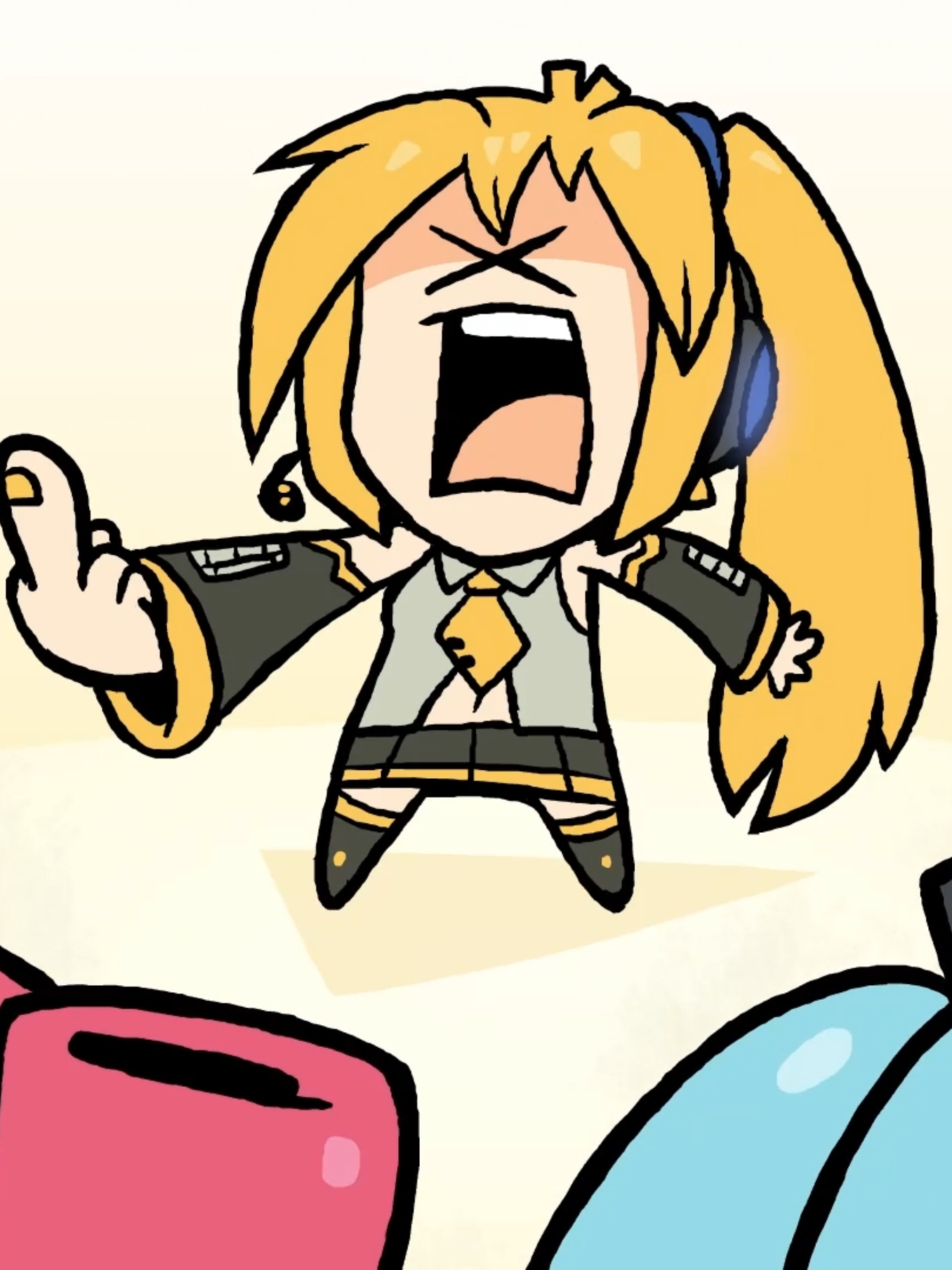 STOP NAGGING ME (Animated by @craetiktok) #vocaloid #hatsunemiku #kasaneteto #akitaneru #teto #miku#fyp #animation