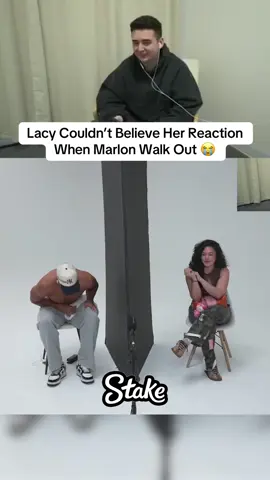 Lacy Couldn’t Believe Her Reaction When Marlon Walk Out 😭#fyp #mar3lg #lacy 