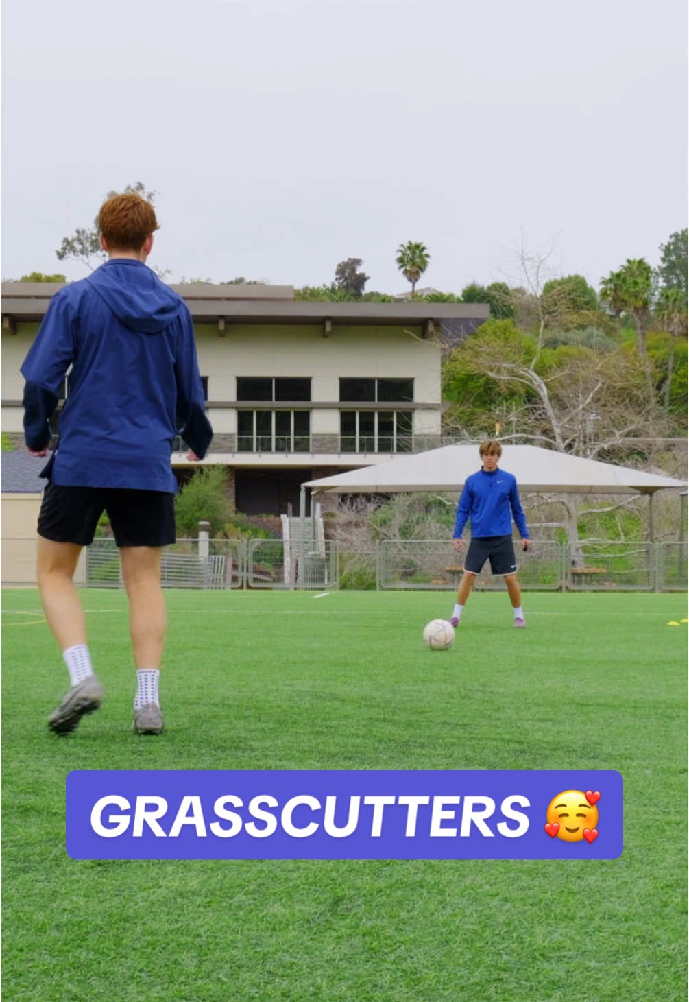 so satisfying ☺️⚽️ Follow for more 🙌🏻 #Soccer #football #asmr #grasscutter #soccerasmr #soccertraining #duo #satisfying #staythunderous @Ethan @Max 