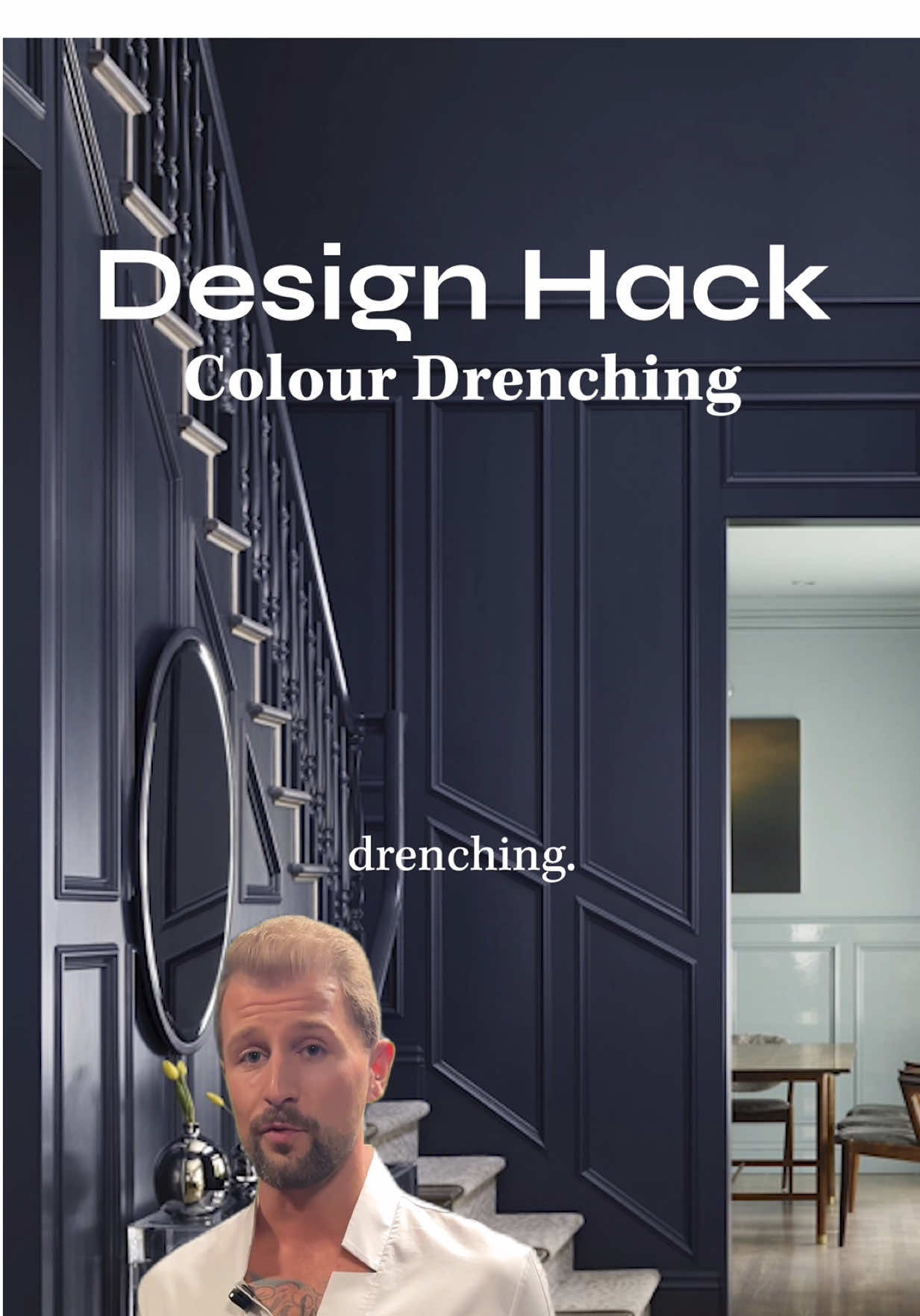 Color drenching can look like a landlord special, if not done correctly. The purpose of this design is to expand the space. In doing so it requires levels of dimension in the space with other elements like furniture, lighting, and decor to assure that it doesn’t fall flat. Think about the field of vision and how your eye lands on certain details in the space, this is the trick to visually making the space look larger than it is. Lighting plays just as an important rule in this design as well, without lighting darker areas color drenching can literally drown out the space and make it feel like a cave.  Sourcing —  Paint: @tonesterpaints  #interiordesign #homehacks #homeimprovement#designertips #toronto #rentaltips #apartmentdesign #designhack #designhelp #renovation #homeinspo #renovationtips #architecture  