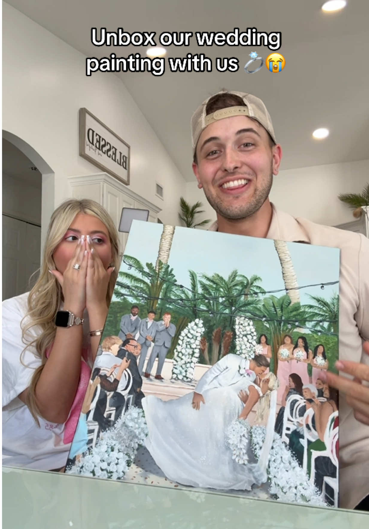 We’re crying!! What a special surprise!! Thank you @ArtByAnna 😭🩷