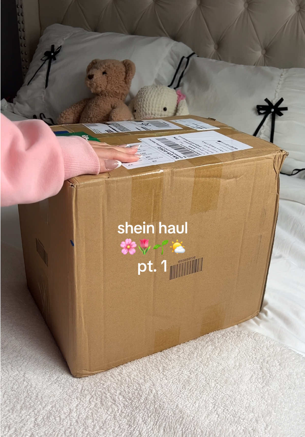 spring haul 💐✨  #shein #haul #unboxing #asmrsounds #sheinhaul 