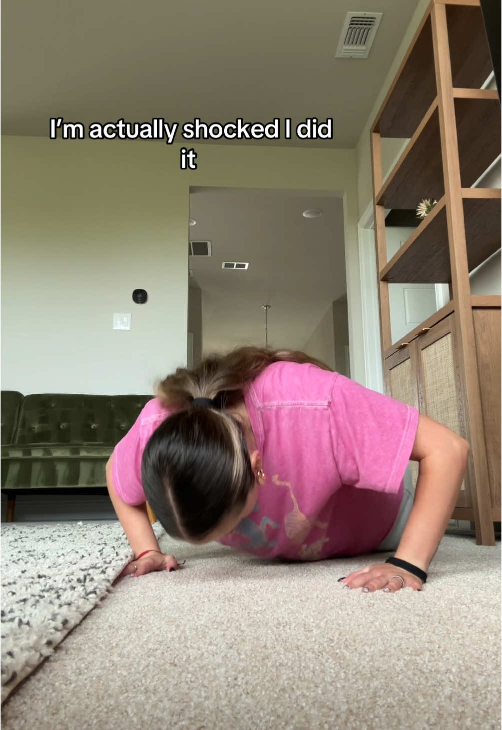 I actually had no idea how many pushups I could do before this vid lol #pushups #workout #challenge 