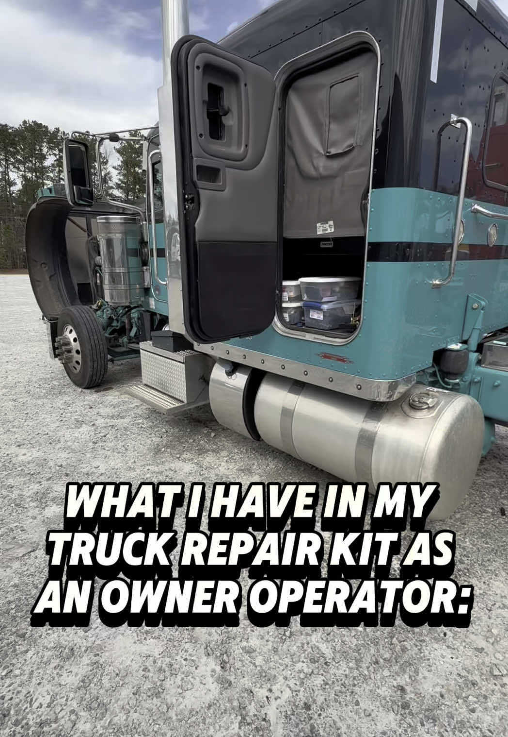 Must-have repair kit/tools for semi truck drivers.  Type code dvg2756 in the Temu search bar and get these items for $0 on your first purchase. #temuhaul #temufinds #temucodes #viral #trending #trucking #truckdriverlife #truckrepair #musthavetools #truckerlifestyle #trucker 