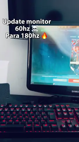 Demorou mas o 180hz chegou😍 #Valorant #gamers #pc 