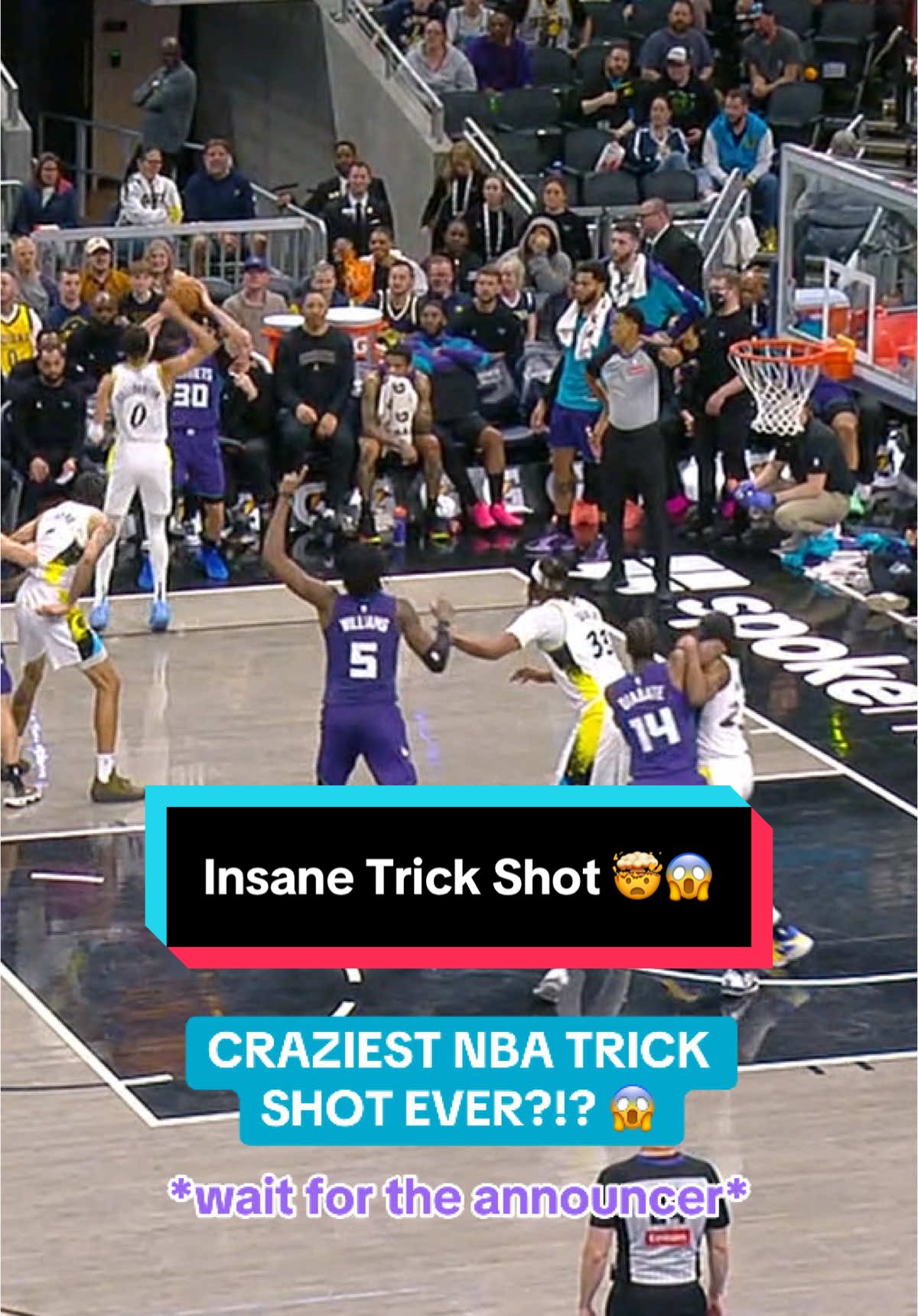 “IT WORKED!” 🗣️🤣 @Charlotte Hornets #NBA #Basketball #MarkWilliams #CharlotteHornets 
