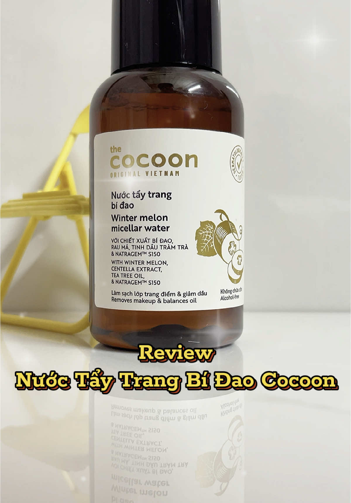 🛒Tẩy sạch trang điểm, giảm dầu trên da✅ #xuhuong #viral #videoviral #skincare #myphamthiennhien #cocoon #cocoonvietnam #nuoctaytrang #nuoctaytrangsachsau #m.phm.tt27