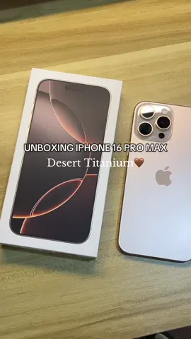 I say deserve! ✨ @Power Mac Center #iphone16promax #unboxing #deserttitanium #apple #fyp 