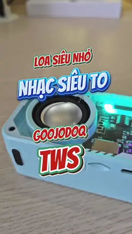 Loa bluetooth siêu nhỏ của Goojodoq, bluetooth 5.3, có khả năng đọc thẻ nhớ, âm thanh khá to, dành cho cá nhân mang theo bên mình tiện lợi #xuhuong #loa #goojodoq #bluetooth #tws #loabluetooth 