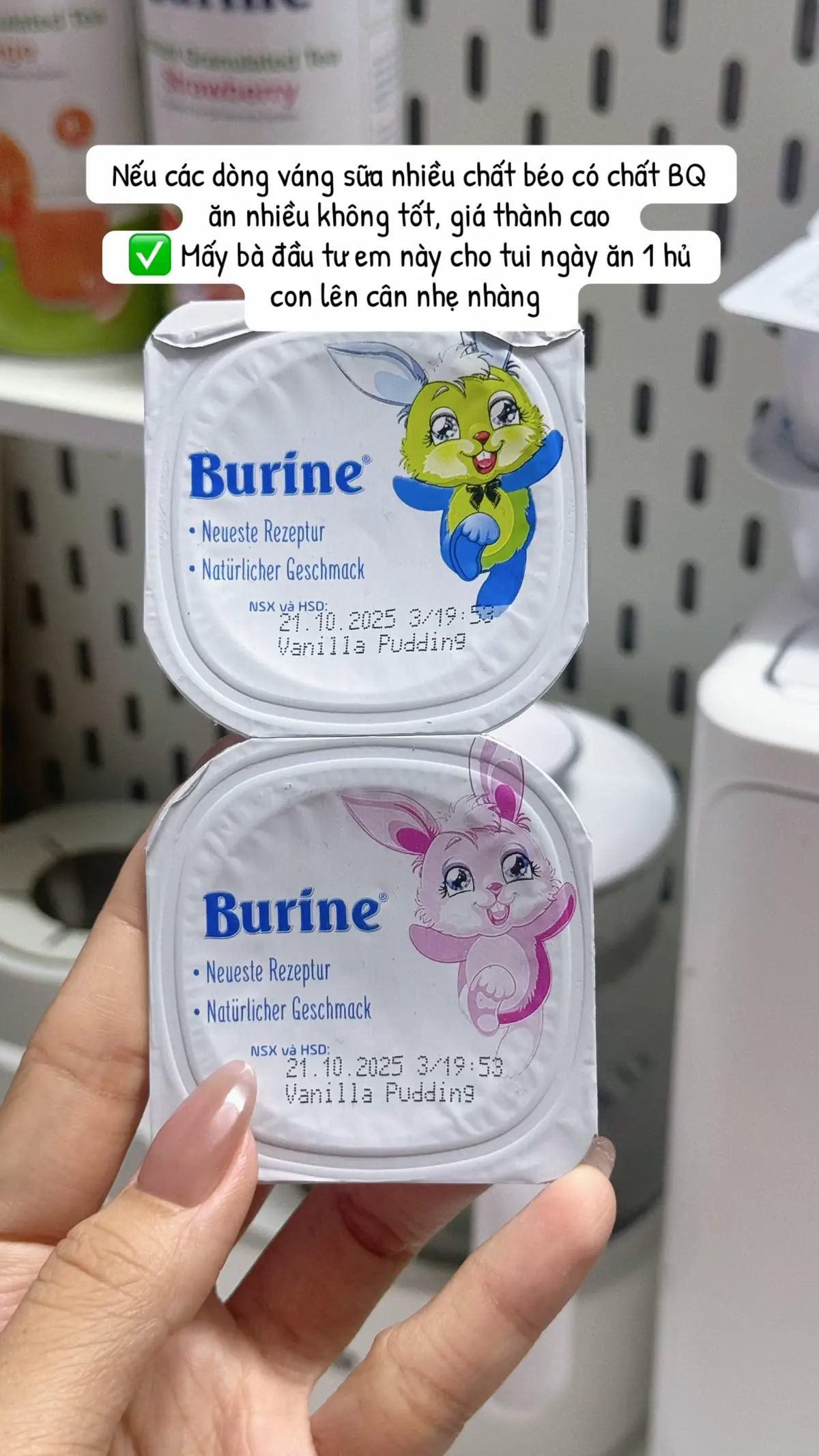 Này là cháo sữa burine nha mấy bà. Chắc ít mẹ biết về dòng này chứ từ lúc tui làm Pg siêu thị khi chưa có con là thấy nó bán rất lâu rồi:))) Sản phẩm này xứng đáng được biết đến nhiều hơn#xuhuongtiktok#mebimsua#momlife#Burine#puddingburine#tracomburine#viralvideo 