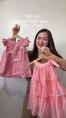 Another Dress Outfit Idea for Baby Girl. Pink Colors! #dress #outfitideas #babygirl #OOTD #pink 