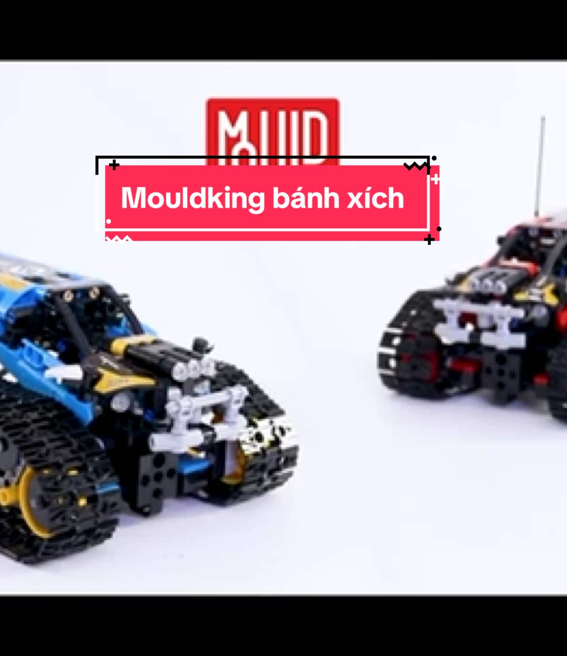 Xe bánh xích chạy bon ghê#lego #xephinh #lelinhbrick #mouldking 