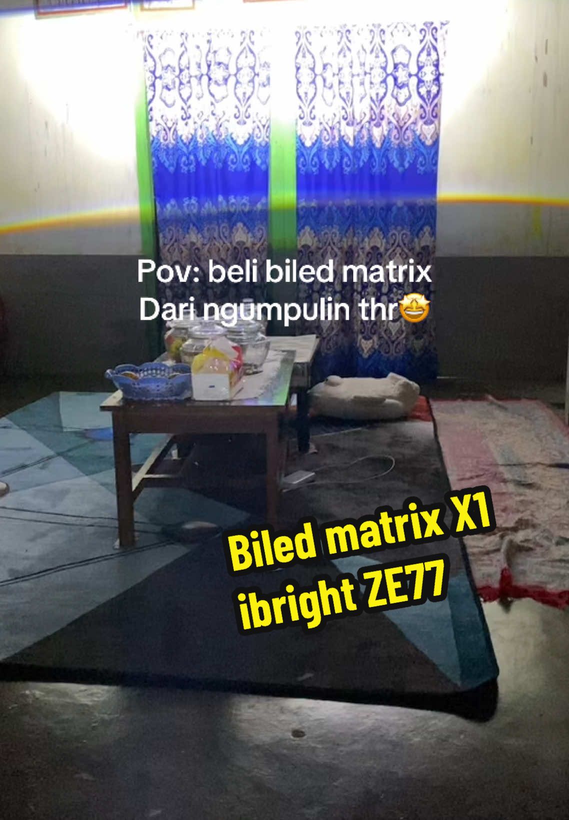 Kapan lagi mumpung dapet duit buat beli biled matrix 😆 #biled #metrix #ibright 
