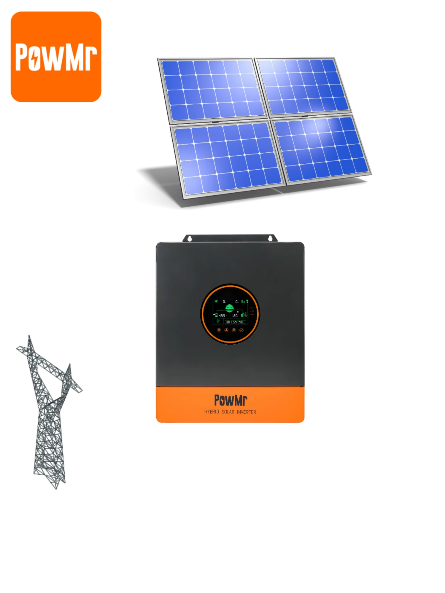 The Wiring Guide for POW-SunSmart SP5K In this video, we provide a quick wiring guide for the POW-SunSmart SP5K  solar inverter. Learn how to correctly connect the battery, solar panels, and AC input/output for safe and efficient operation.   More Info: https://powmr.com/products/hybrid-inverter-charger-5000w-48vdc-110vac-for-parallel