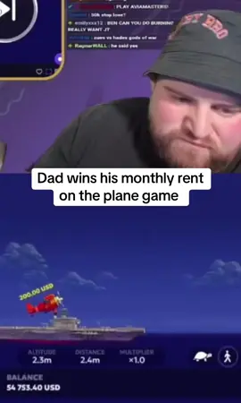 Dad wins his monthly rent on the plane game #benphillips #planegame #kickstreaming 