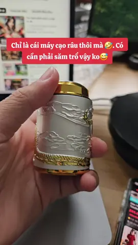 Máy cạo râu săm hình rồng vàng,  máy cạo râu mini hình rồng vàng. #maycaorau #rongvang #samtro #tattoo 